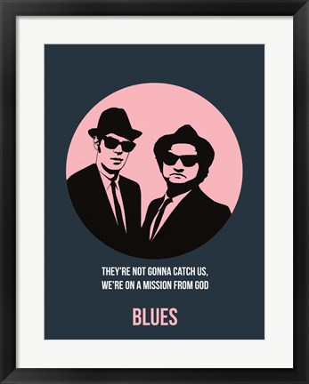 Framed Blues 1 Print