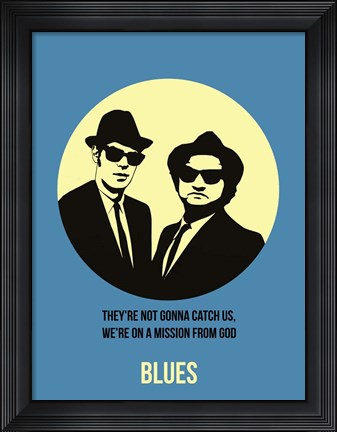 Framed Blues 2 Print