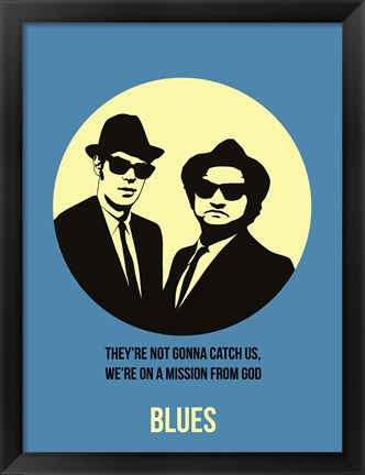 Framed Blues 2 Print