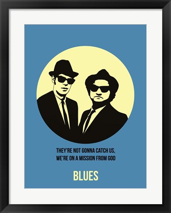 Framed Blues 2 Print