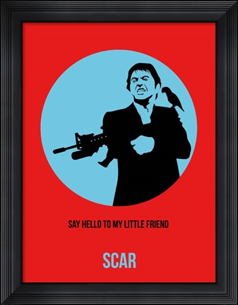 Framed Scar 1 Print