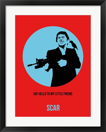 Framed Scar 1 Print