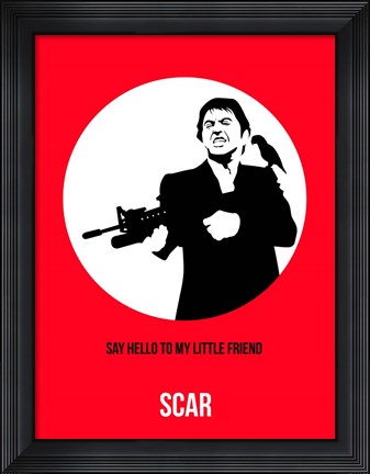 Framed Scar 2 Print