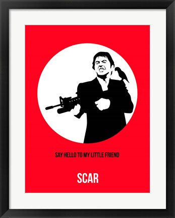 Framed Scar 2 Print