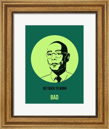 Framed Bad 4 Print