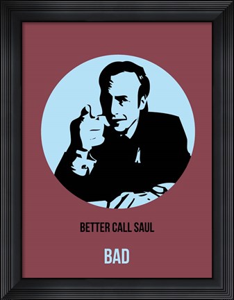 Framed Bad 5 Print