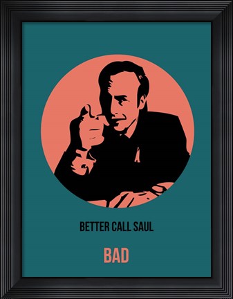 Framed Bad 6 Print