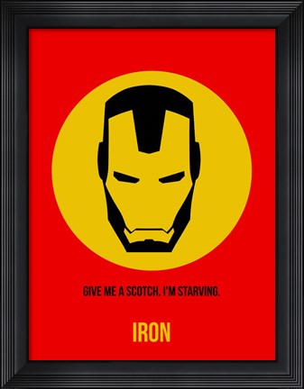 Framed Iron 1 Print