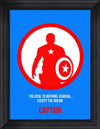 Framed Captain 2 Print