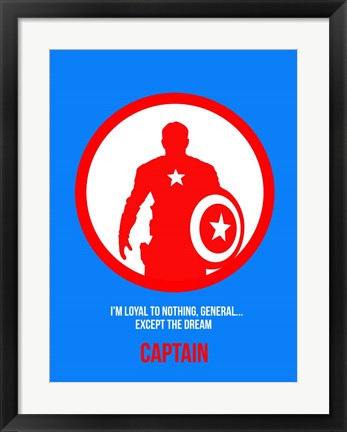 Framed Captain 2 Print