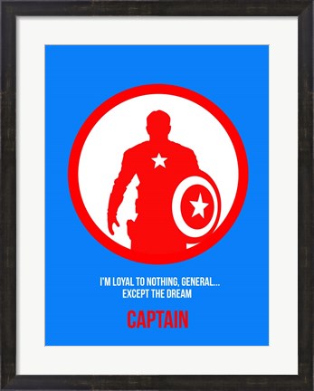 Framed Captain 2 Print