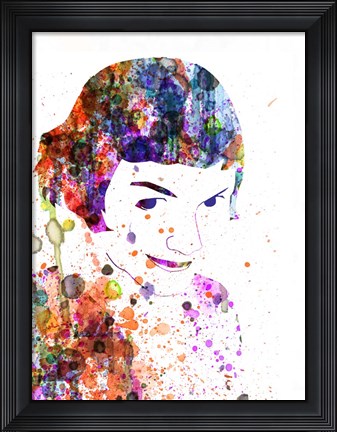Framed Amelie Watercolor Print
