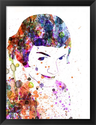 Framed Amelie Watercolor Print