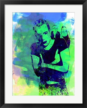 Framed Trainspotting Watercolor 2 Print