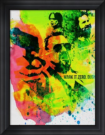 Framed Walter Watercolor Print
