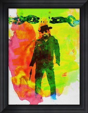Framed Unchained Watercolor Print