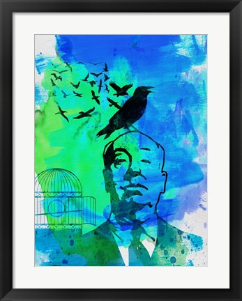 Framed Birds Watercolor Print