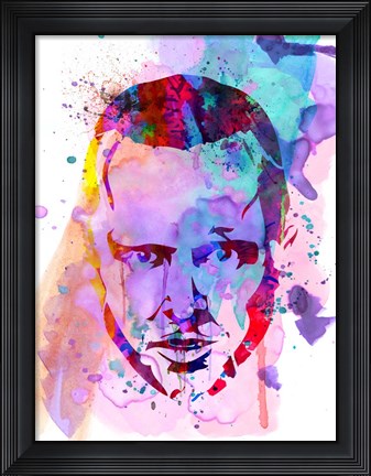 Framed Jesse Watercolor Print