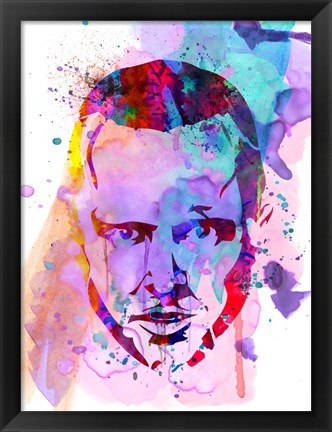 Framed Jesse Watercolor Print