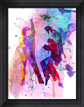 Framed Pulp Watercolor Print