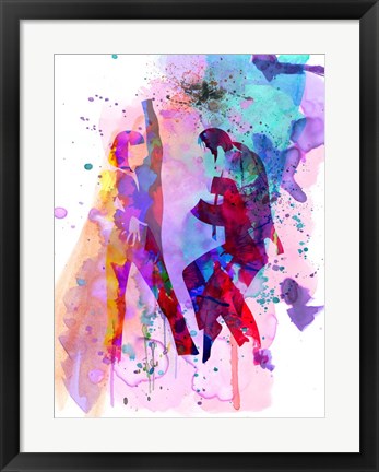 Framed Pulp Watercolor Print