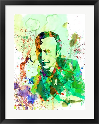 Framed Saul Watercolor Print