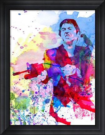 Framed Scar Watercolor Print