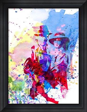 Framed Casablanca Watercolor Print