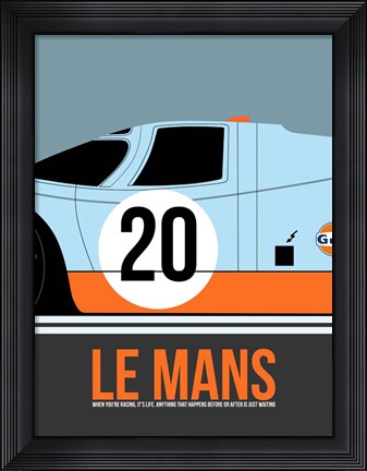 Framed Le Mans 2 Print