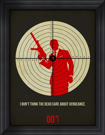 Framed James Black 1 Print