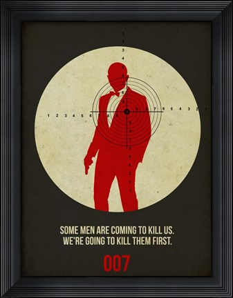 Framed James Black 3 Print
