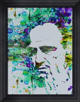 Framed Godfather Watercolor Print