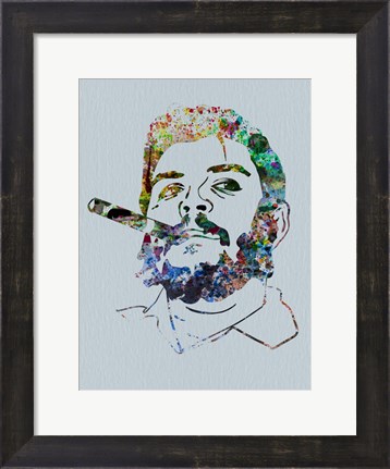 Framed Che Watercolor Print