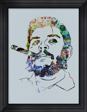 Framed Che Watercolor Print