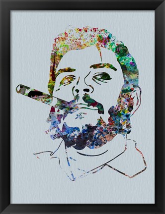 Framed Che Watercolor Print