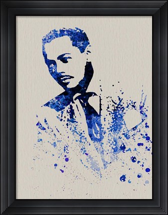 Framed Billy Eckstine Watercolor Print