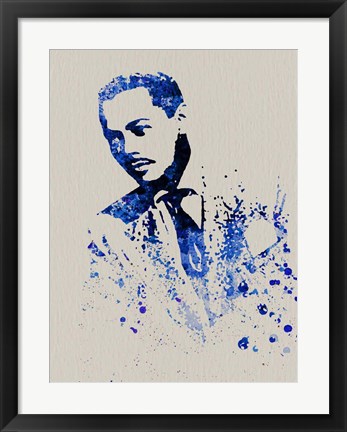 Framed Billy Eckstine Watercolor Print