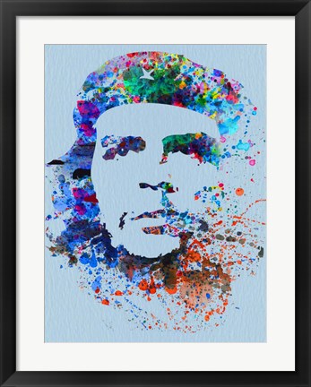 Framed Che Guevara Watercolor Print