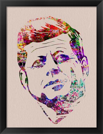 Framed Kennedy Watercolor Print