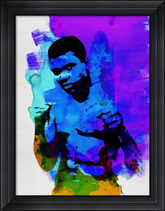 Framed Ali Watercolor Print