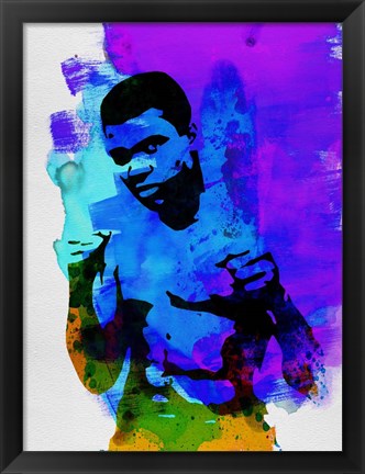 Framed Ali Watercolor Print