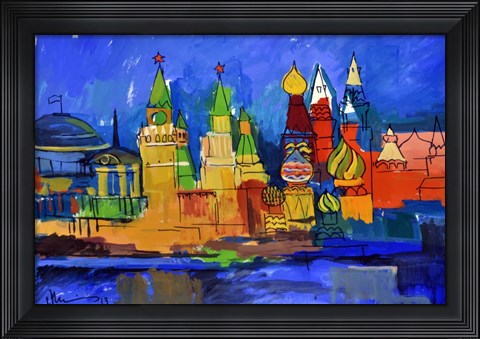 Framed Moscow Print