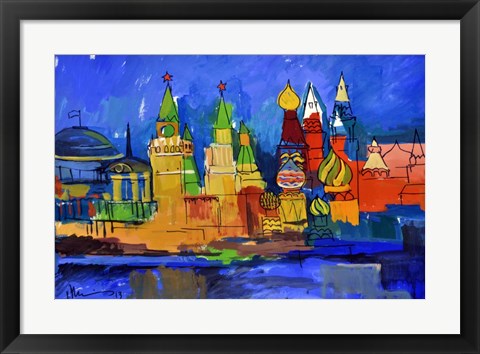 Framed Moscow Print