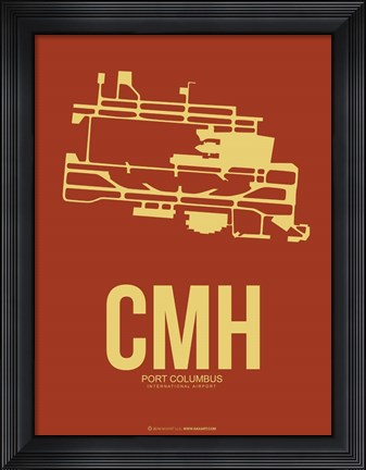 Framed CMH Port Columbus 1 Print