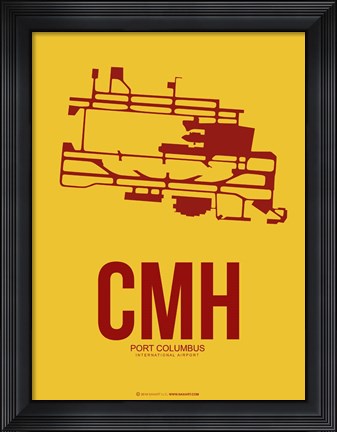 Framed CMH Port Columbus 3 Print
