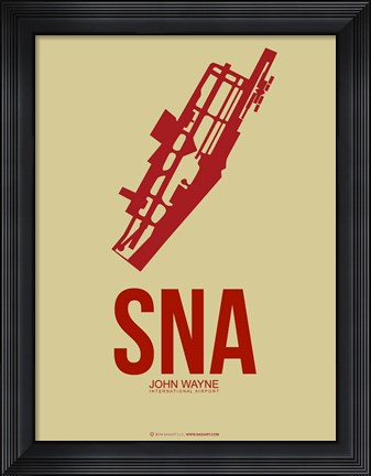 Framed SNA John Wayne 2 Print
