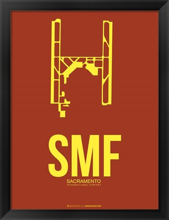 Framed SMF Sacramento 1 Print