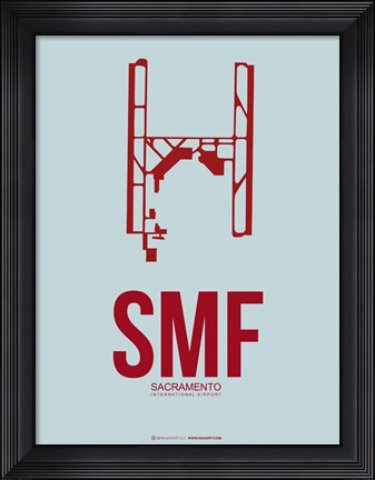 Framed SMF Sacramento 2 Print