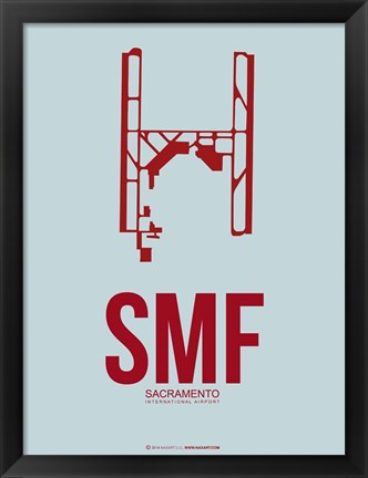 Framed SMF Sacramento 2 Print