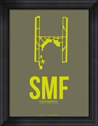 Framed SMF Sacramento 3 Print